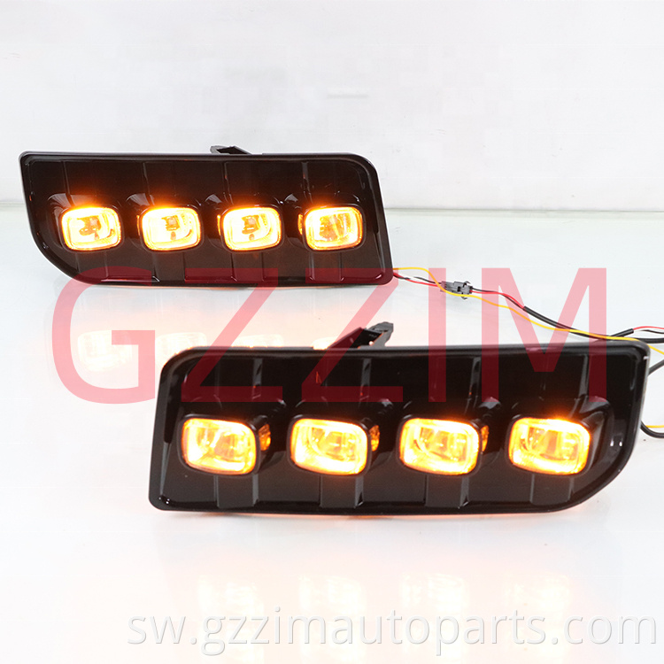 Sehemu za gari za gari wakati wa mchana zinazoendesha taa za LED DRL kwa 4Runner 2013-2022